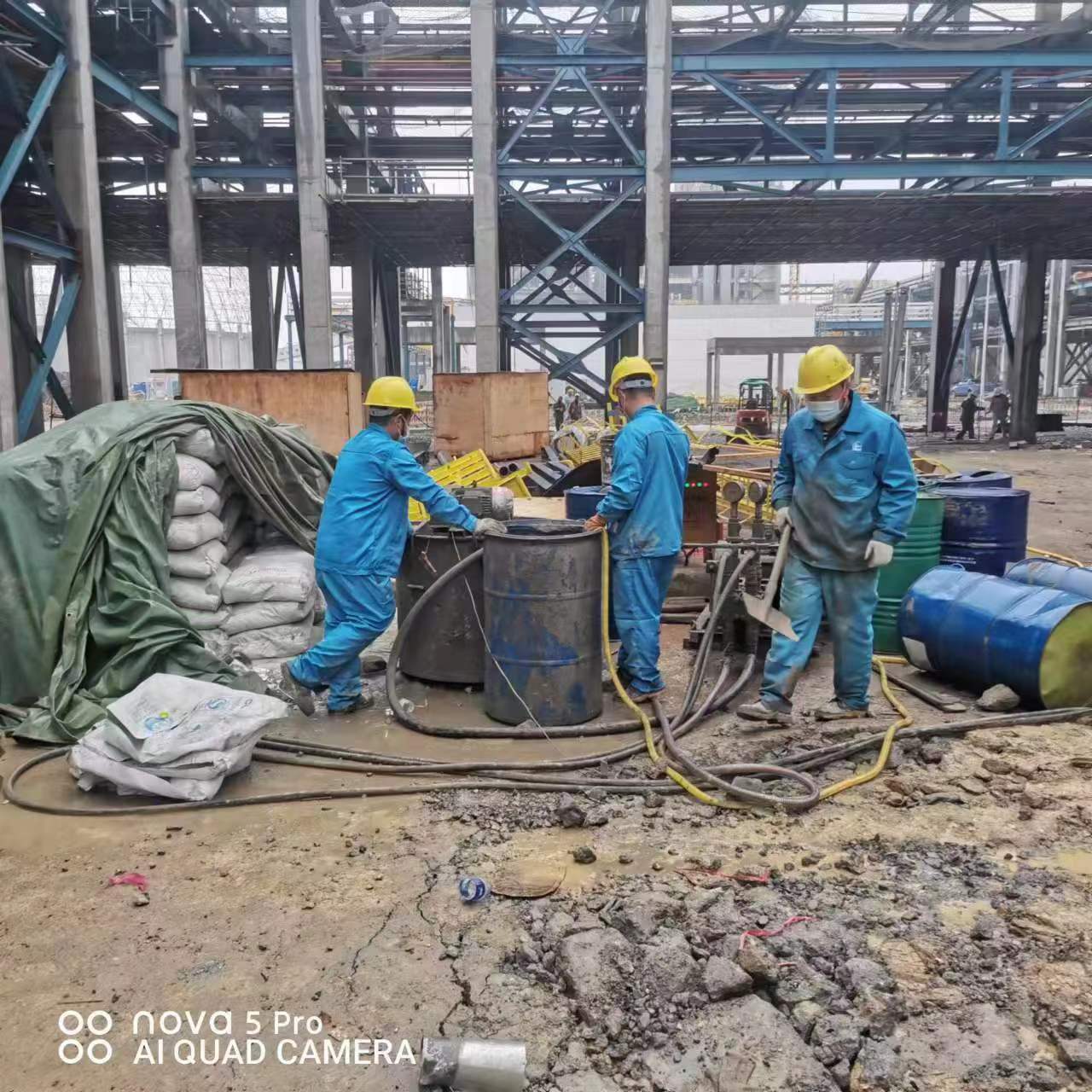 永州设备基础下沉沉降注浆加固施工